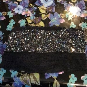 Strapless PINK sequin bandeau